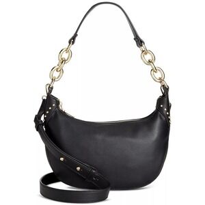 INC International Concepts Studded Small Shoulder Bag– Black